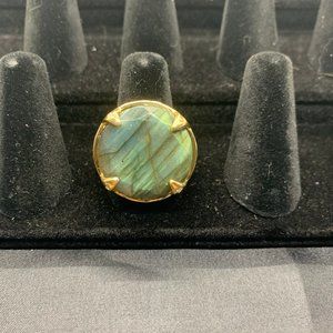 Melinda Maria Large Labradorite Circle Ring